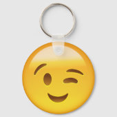 Porte-clés Winking Face Emoij (Recto)
