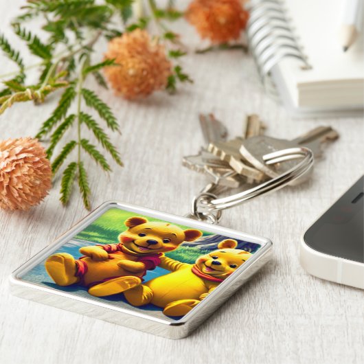 Porte-clés Winnie l'Ooh 8. (Côté)