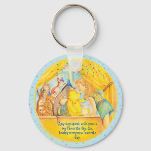 Porte-clés Winnie The Pooh Keychain - Clavier pour filles