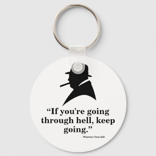 Porte-clés Winston Churchill Keyring - Citation 1 (Recto)