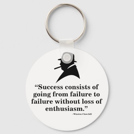 Porte-clés Winston Churchill Keyring - Citation 7 (Recto)