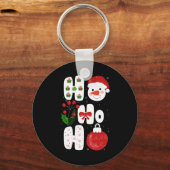 Porte-clés Winter Magic Design Retro Winter Christmas Vector (Recto)