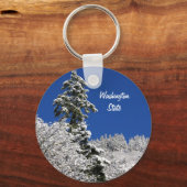 Porte-clés Winter Mountain Arlington Washington State (Recto)