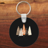 Porte-clés Winter Season Simple Ne Trees (Recto)