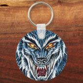 Porte-clés Winter Werewolf Imaginaire Dark horror art (Recto)