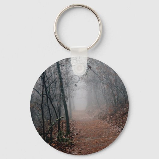 Porte-clés Winters Fog - Pas de fin en vue sur le sentier Cad (Recto)