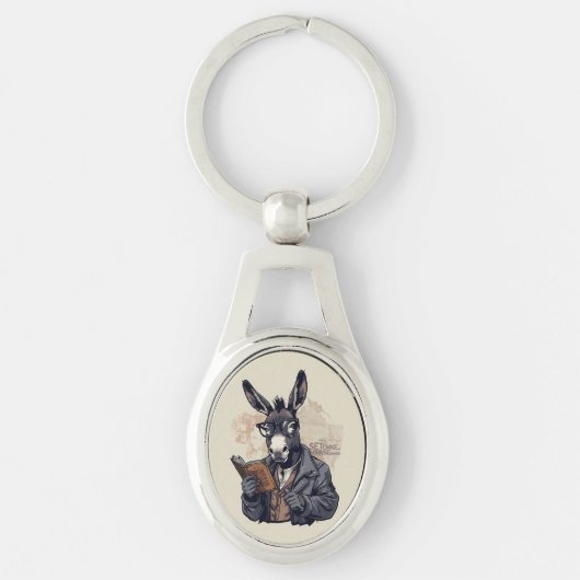 Porte-clés Wise Donkey — Keychain (Devant)