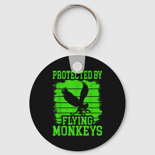 Porte-clés Witch Get My Flying Monkeys (Recto)