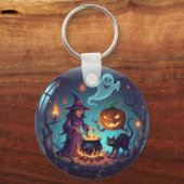 Porte-clés Witch’s Halloween Night Magic (Verso)