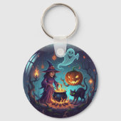 Porte-clés Witch’s Halloween Night Magic (Verso)