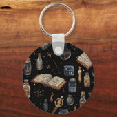 Porte-clés Witchcraft Potion Pattern – Halloween Magic (Recto)