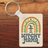 Porte-clés Witchy Mama Mère Rainbow Super Halloween (Recto)