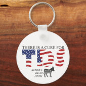 Porte-clés Witty Key Fob : L'humour politique en marche ! (Recto)