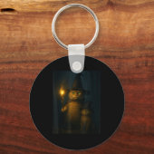 Porte-clés Wizard Cat Weird Funny Halloween Cat Meme  (Recto)