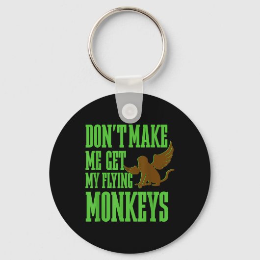 Porte-clés Wizard Of Oz Wicked Witch Obtenez Mes Singes Volan (Recto)