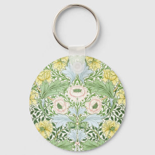 Porte-clés Wm Morris Myrtle Floral Art Nouveau Lumineux