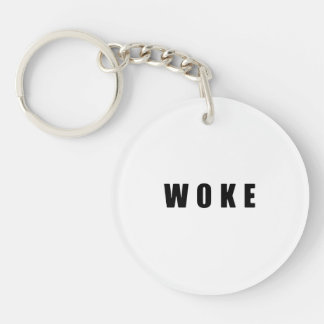 Porte-clés "WOKE" (double face)