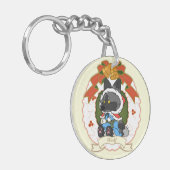 Porte-clés wolf Acrylic Keychain (Devant gauche)