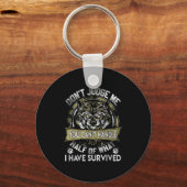 Porte-clés Wolf Dont Judge Me You Cant Handle (Recto)