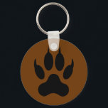 Porte-clés Wolf Empreinte de patte double face<br><div class="desc">Porte - clé double face Empreinte de patte Wolf</div>