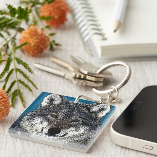 Porte-clés Wolf Eyes (Devant Droit)