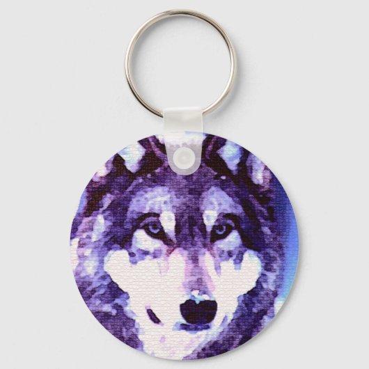 Porte-clés Wolf Look - Loup solitaire (Recto)