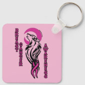 Porte-clés Wolf/Lune...Cancer du sein (Dos)