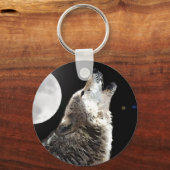 Porte-clés Wolf & Moon (Recto)