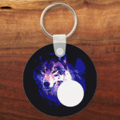 Porte-clés Wolf & Moon (Recto)