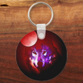 Porte-clés Wolf & Moon (Recto)