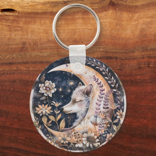 Porte-clés Wolf Moon Porte - clé (Verso)