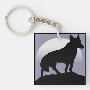 PORTE-CLÉS WOLF SILHOUETTE