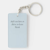 Porte-clés Wolf Winter Castle Imaginaire (Dos)