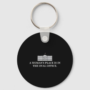 Porte-clés Womans Place Est Dans L'Office Ovale Kamala Harris