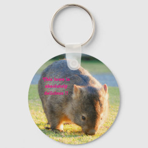 Porte-clés Wombat Funny mignonne Australian Nature Photograph