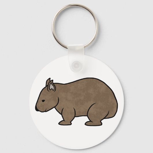 Porte-clés Wombat graphique (Recto)
