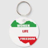 Porte-clés Women Life Freedom Support Femmes d'Iran (Recto)