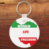 Porte-clés Women Life Freedom Support Femmes d'Iran (Recto)