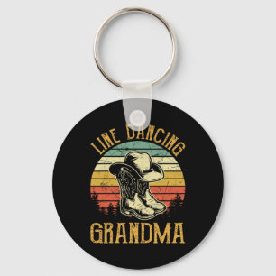 Porte-clés Women Line Dance Grandma Danseuse Danse Pays Mu
