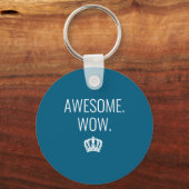 Porte-clés Womens Awesome Wow Funny Quote V-neck (Recto)