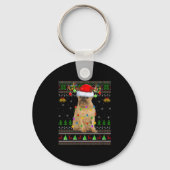 Porte-clés Womens Brussels Griffon Dog Ugly Christmas Sweater (Recto)