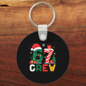 Porte-clés Womens Christmas 67 Crew Brainrot Funny Candy Cane (Recto)