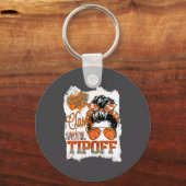 Porte-clés Womens Cly Until Tip-off Funny Quote Basketball Me (Recto)