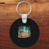 Porte-clés Womens Don't Worry Be Capy Shirt Kids Men Women Ca (Recto)