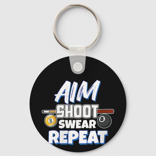Porte-clés Womens Funny Aim (Recto)
