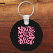 Porte-clés Women's Funny Valentines Day 67 Meme Couples You'r (Recto)