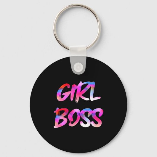 Porte-clés Womens Girl Boss V-neck  (Recto)