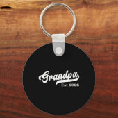 Porte-clés Womens Grandpa Est 2026 New Grandfather Design V-n (Recto)
