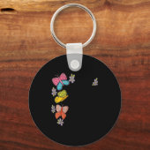 Porte-clés Womens He Makes All Things New Butterfly V-neck (Recto)