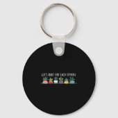 Porte-clés Womens Let's Root For Each Other Vegetables Suprt  (Recto)